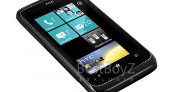 Photos of HTC Mondrian with Windows Phone 7 Emerge