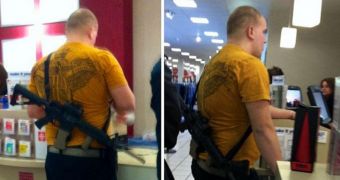 Photos of Man with a Rifle in a Utah Store Go Viral