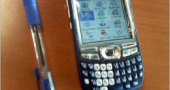 The Palm Treo 755p in the wild