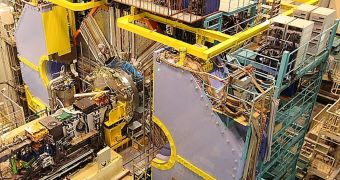 The Belle experiment at the Japanese High Energy Accelerator Research Organisation, one of the colliders used to discover the new particle
