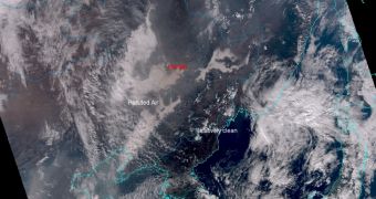 Satellite captures picture of China's airpocalypse as seen from space