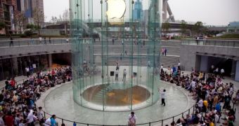 Picture of Apple's Shanghai retail store