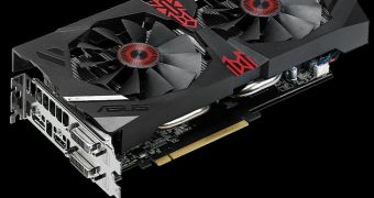 Pictures of the ASUS Radeon R9 285 Strix Graphics Card Surface