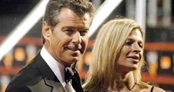 Actor Pierce Brosnan and daughter Charlotte Emily, who lost her battle with ovarian cancer just recently
