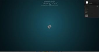 Pinguy OS 13.04 Beta desktop
