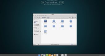 Pinguy OS 13.10 Beta desktop