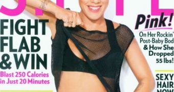 Pink Loses 55 Pounds (24.9 Kg), Flaunts Ripped Abs on Shape Cover