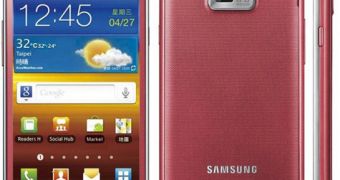 Pink Samsung Galaxy S II