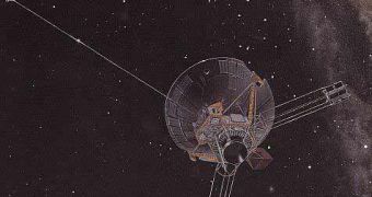 Artistic impression of Pioneer 11