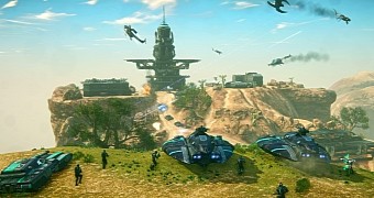 The epic battles in PlanetSide 2