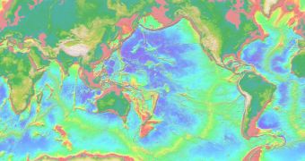 A new model uses measurements from mid-ocean ridges (yellow and green) to precisely describe the movements of interlocking tectonic plates that make up about 97 percent of the Earth's surface