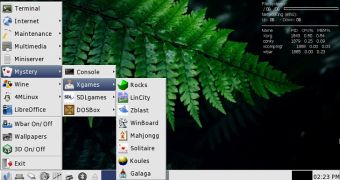 4MLinux Game Edition 8.0 Beta desktop