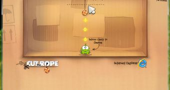 “Cut the Rope!” on IE9