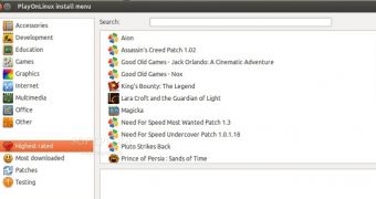 PlayOnLinux 4.0.16 on Ubuntu 12.04 LTS