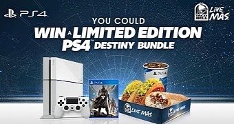 Taco Bell Destiny and PS4 package
