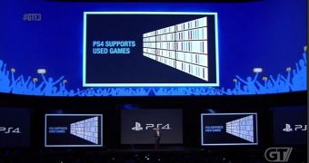 The PS4 supports used games