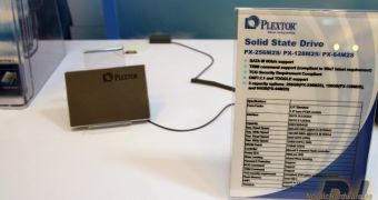 Plextor SATA 6.0Gbps SSDs on display at Computex