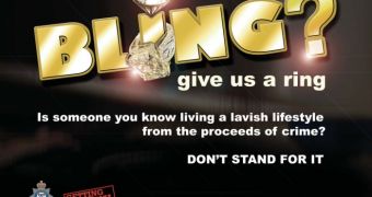 Police in Gloucestershire launch “Too Much Bling, Give Us a Ring” anti-crime campaign