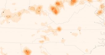 Pollutant Levels Decrease Over Eastern US