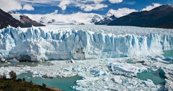 Melting glaciers contribute significant amounts of organic pollutants to the world's rivers, streams and lakes
