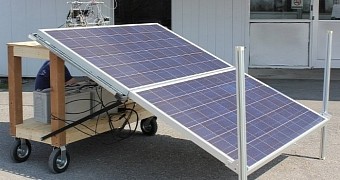 Mobile solar 3D printing system