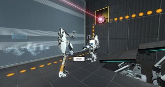 Portal 2's Co-Op robots