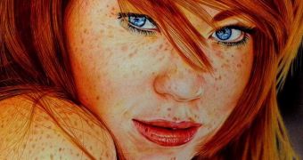 Samuel Silva uses just eight different colored ballpoint pens to create art
