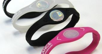 Power Balance costs $29,95, claims to improve strength, flexibility and balance