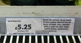 The prank is almost undetectable, as the hilarious labels look the same as the normal Tesco ones
