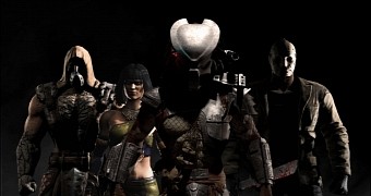 The four characters in the Kombat Pack for MKX