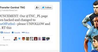 TNC Twitter account hacked