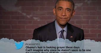 President Barack Obama reads mean tweets about himself on Jimmy Kimmel
