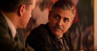 George Clooney took his latest film, "Monuments Men," to the White House