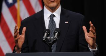 President Barack Obama speaks at vigil for the victims of the Sandy Hook attacks