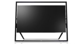 Samsung easel-like TV