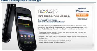 Pricing and Availability of Nexus S in the UK Unveiled