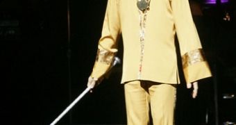 Prince and the diamond-studded walking cane at a recent public appearance