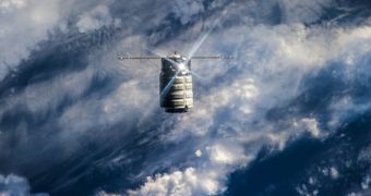 The first Cygnus technology demonstrator heading for the ISS
