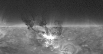 This is the M2.5-class solar flare observed by Proba-2's SWAP instrument