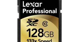 Lexar Media provides 128 GB SDXC memory card