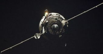 This is how Russian Progress space capsules look like as they are approaching the ISS