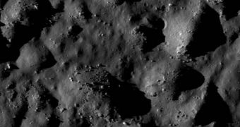 Prominent Moon Crater Gets Beautiful Image