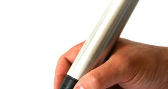 This is the prototype anti-stress pen invented by a TU Delft researcher