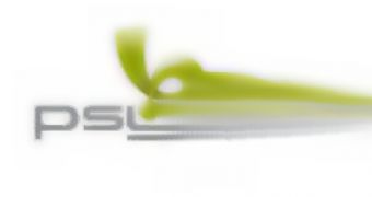 Psystar company logo (blurred)