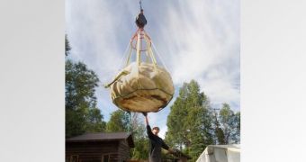 J.D. Megchelsen lifts giant pumpkin