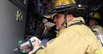 Puppies rescued from house fire are revived by firefighters