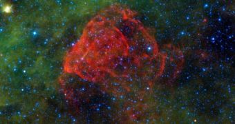 Puppis A Supernova Remnant Resembles a Beautiful Rose