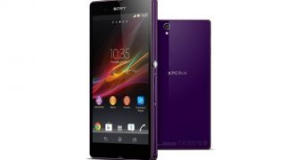 Purple Sony Xperia Z
