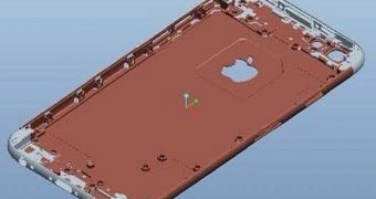 iPhone 6 rendering based on leaked blueprints/schematics