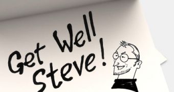 'Get Well Steve!' card